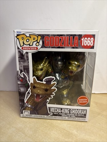 Funko Pop Movies Godzilla Mecha-King Ghidorah 1668 Box Flaw