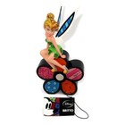 Disney Romero Britto Pop Art Tinkerbell Sitting on Flower Peter Pan Figurine