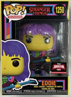 FUNKO POP EDDIE MUNSON #1250 BLACK LIGHT TARGETCON STRANGER THINGS MAN CAVE GIFT