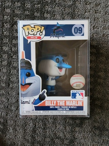 Funko Pop MLB Mascots Billy The Marlin #09 Miami Marlins W/Protector