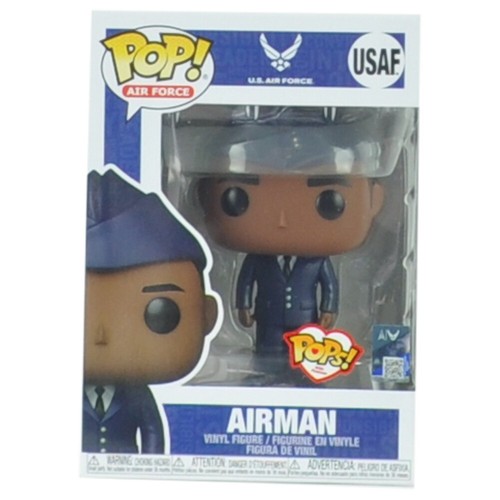 Funko Pop! Male U.S. Air Force USAF Airman Proud Vinyl Figurine Blue Uniform