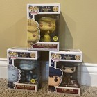 3 Funko Pops A Christmas Carol Ghost of Christmas Past Jacob Marley Glow N Dark