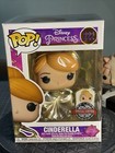 New Disney Princess Cinderella Funko Exclusive Pop Vinyl #222 With Pin
