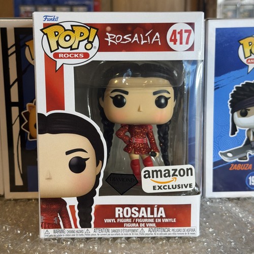 Funko Pop! Rocks Rosalía #417 Diamond Amazon Exclusive Vinyl Figure