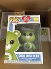 Pop Funko Care Bears 355 Green Flocked Good Luck Bear Vinyl Figure
