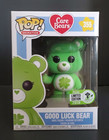 Funko Pop! Care Bears Good Luck Bear Flocked 2018 ECCC LE #355 with Protector