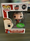 Funko Pop Sheldon Cooper #11 FLASH SHIRT ASTRO ZOMBIES Exclusive 2012 Rare