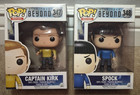 FUNKO POP! MOVIES STAR TREK BEYOND 347 CAPTAIN KIRK & 348 SPOCK VINYL FIGURES