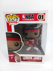 Funko Lebron James #01 Pop Sports NBA Series 1 Rare Miami Heat w Protector