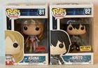 Funko Pop! Sword Art Online 81 ASUNA & 82 KIRITO Hot Topic Exclusive VAULTED
