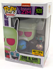 Zim & Gir Invader Zim Funko POP! Hot Topic Exclusive #920 w Protector Television