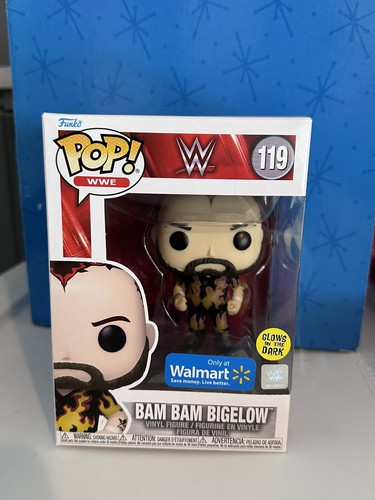 FUNKO POP WWE Bam Bam Bigelow #119 Walmart EXCLUSIVE GITD