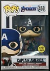 Funko Pop + Protector! Marvel #450 Endgame Series - Captain America GITD *Mint*