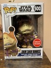 Star Wars Jar Jar Binks Funko Pop #500 GameStop Exclusive W/ Protector