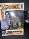 Beerus Eating Noodles Funko Pop Dragon Ball Z Super Hot Topic Exclusive 1110