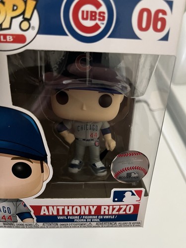 Funko Pop! Vinyl: Anthony Rizzo #6 Vaulted NIB Chicago cubs New Pop! Protector
