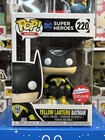 Funko POP! Heroes: Yellow Lantern Batman #220 Fugitive Toys Excl. w/Protector