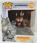 NEW Funko Pop! Games 13121 Overwatch REINHARDT (Unmasked) Vinyl Figure #184