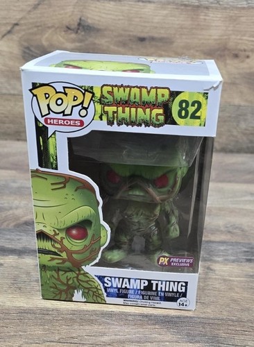 Funko Pop Swamp Thing Glow in the Dark PX Previews Exclusive #82 New