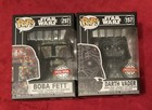 Funko Pop Star Wars Art Series Darth Vader #157 Boba Fett #297 BNIB