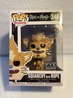 Rare FYE Exclusive Funko Pop Rick and Morty #346 Squanchy WITH Rope