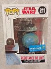 FUNKO POP STAR WARS RESISTANCE BB UNIT #211 ONLY AT WALMART VAULTED NEW IN BOX!