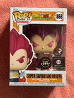 Funko Pop! DBSB Super Saiyan God Vegeta Chalice PR (GITD Chase) w/ Premium Prtct