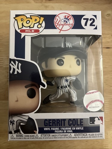 🔥 🔥 Funko POP! New York Yankees Gerrit Cole #72 MLB Baseball Vinyl Figure 🌟