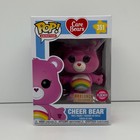 Funko Pop! #351 Cheer Bear Flocked Care Bears Boxlunch Exclusive New *Vaulted*