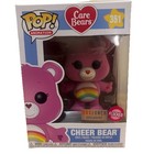 Funko Pop - Care Bear "Cheer Bear" #351 Flocked - Box Lunch Exclusive