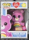 CHEER BEAR Flocked Box Lunch EXCLUSIVE Care Bears Funko Pop! 351 w/Protector