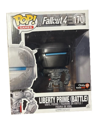 Fallout 4 Funko Pop Liberty Prime #170 6" GameStop Exclusive Figure New NIOB