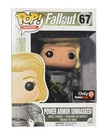 Fallout Funko Pop! Power Armor: Unmasked #67 GameStop Exclusive With Protector