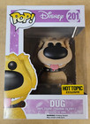 FUNKO POP! DISNEY #201 DUG (FLOCKED) HOT TOPIC EXCLUSIVE VAULTED NEW