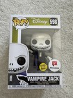 Funko Pop!  Nightmare Before Christmas Vampire Jack Glow in the Dark #598 W/ Pro