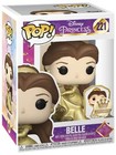 FUNKO POP! DISNEY PRINCESS BELLE GOLD #221 FUNKO SHOP EXCLUSIVE NEW PIN BEAUTY &