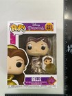 FUNKO POP! Disney Funko Shop Exclusive Princess Belle w/ Pin #221 -CN F1