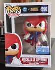 Funko Pop: KNUCKLES as SUPERMAN #596 DC x Sonic the Hedgehog Target Exclusive