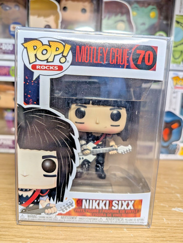 Funko POP! Rocks Motley Crue Nikki Sixx #70 w/Pop Protector