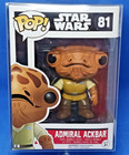 Funko Pop! Star Wars Admiral Ackbar Vinyl Bobble-Head #81