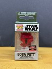 Funko Pocket Pop Keychain Boba Fett Red Target Con 2022 Star Wars Mandalorian