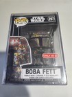 Funko Pop 297 Star Wars Boba Fett Art Series Sealed But Cracked Hard Stack