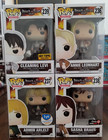 Funko POP! Attack On Titan Exclusives Levi, Armin, Sasha, Annie 236 237 238 239