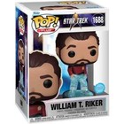 Funko POP Star Trek William T Riker Transporter Glitter Figure #1688 + Protector