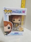 FUNKO POP! Disney Frozen-Funko Shop Exclusive Anna with Pin #582 NIB w Protector