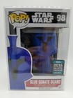 Funko Pop! Star Wars BLUE SENATE GUARD #98 Galactic Convention Excl. w/Protector
