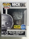 Funko Pop! MCR Gerard Way Skeleton Platinum Hot Topic # 41 w/ protector 1/5000 !