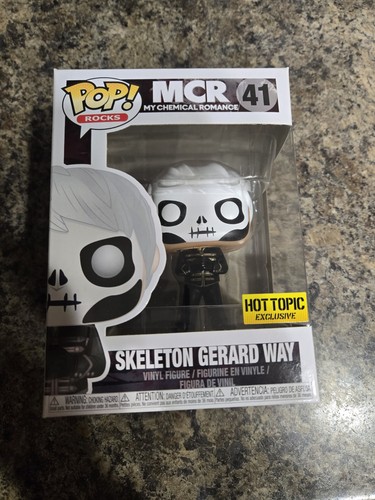Funko Pop! Rocks MCR Skeleton Gerard Way #41 Hot Topic Exclusive 5000 Limited