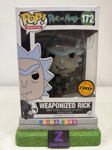 Funko Pop! Animation Rick and Morty Weaponized Rick #172 Chase Edition