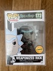 Weaponized Rick Rick and Morty Chase Funko Pop Animation 172 + Protector